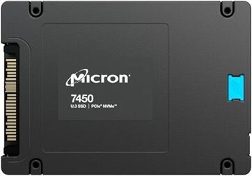Micron 7450 MAX SSD 3.2TB NVMe U.3 3D-NAND TLC 2.5" 15mm